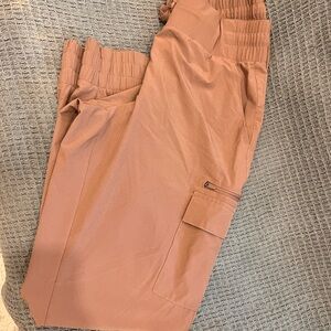 All in Motion Tan Track Pants with Elastic Waistband
